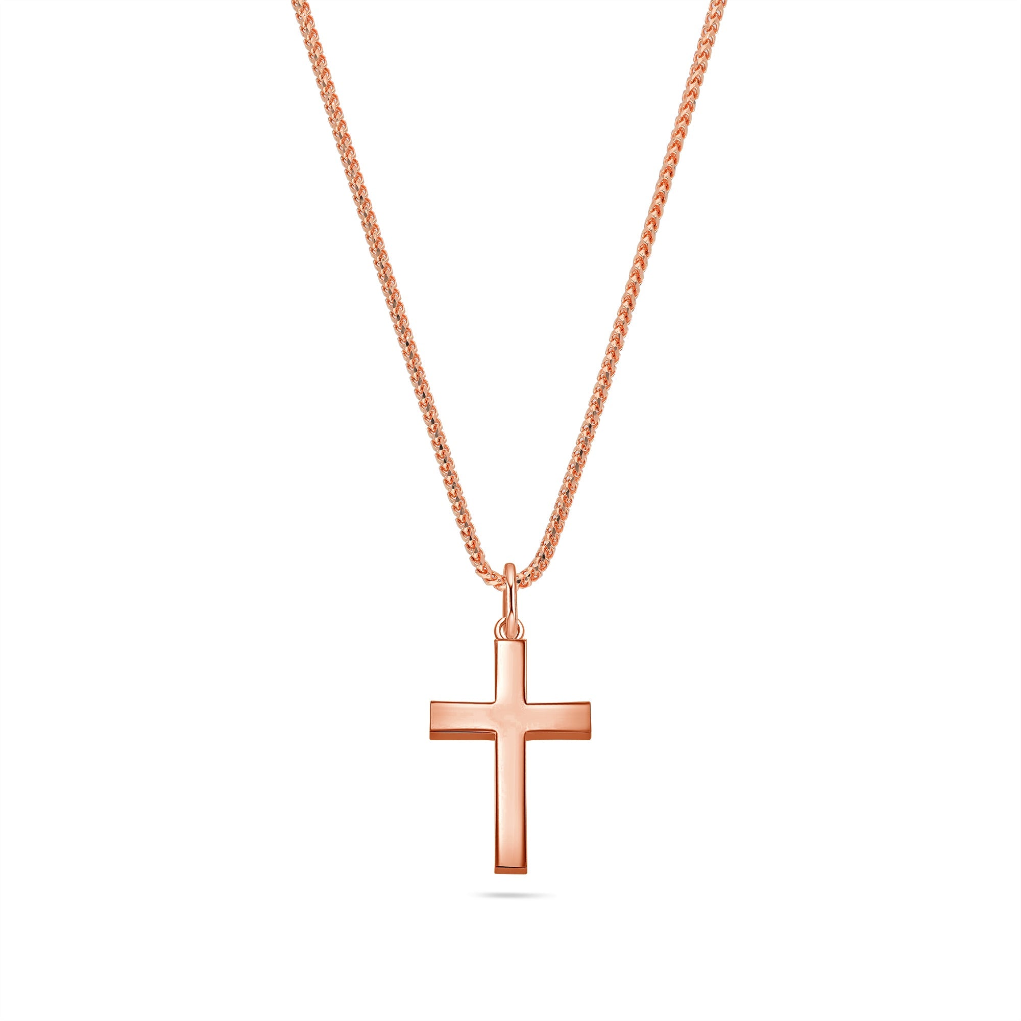 White Gold Cross necklace with Texture for Men, Baptism Christening bo –  Tezapsidis Jewellery